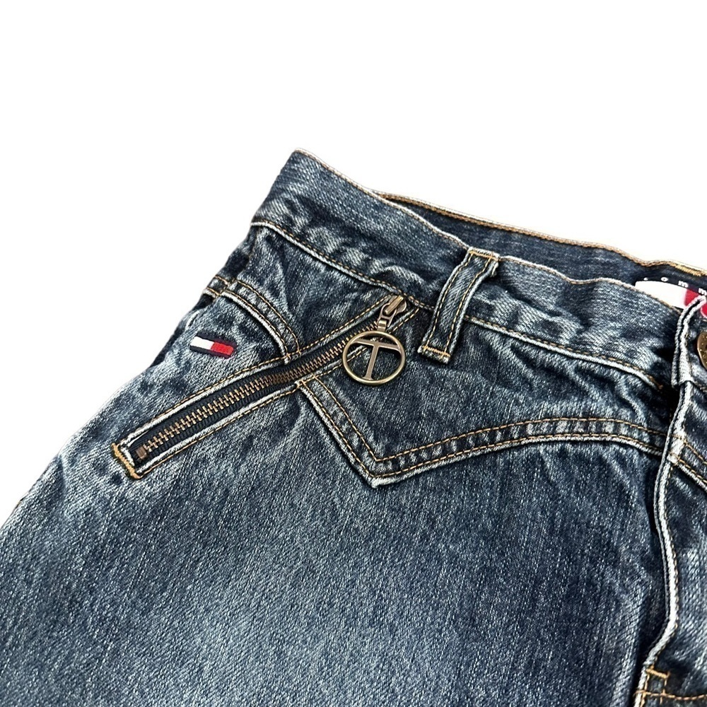 Tommy Jeans Y2K denim mini skirt low rise vintage - Picture 3 of 4